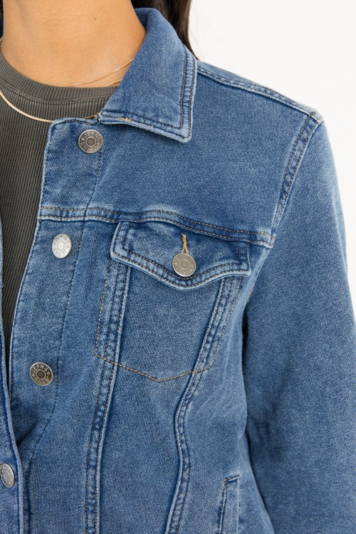 Closet Staple Denim Jacket Coat