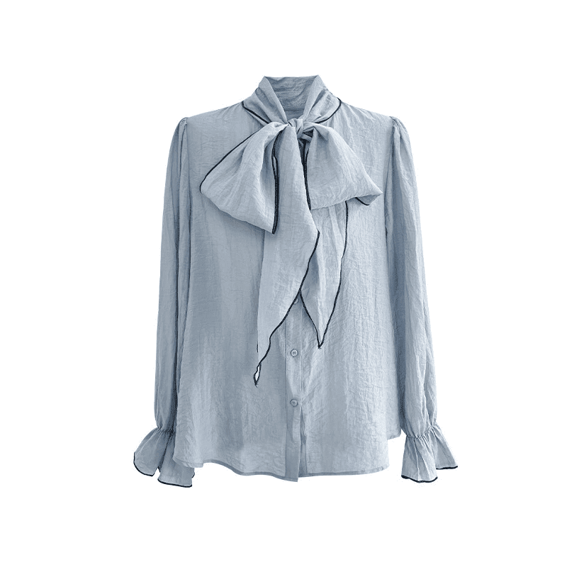 Lace-up Cotton Stylish Casual Shirt