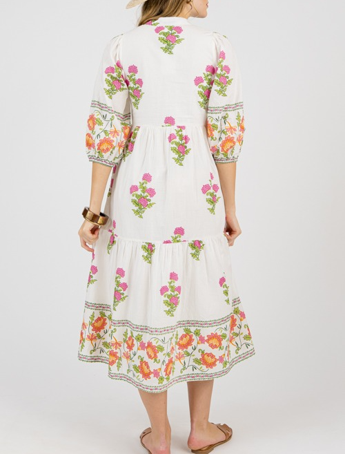 Floral Print Midi Dress