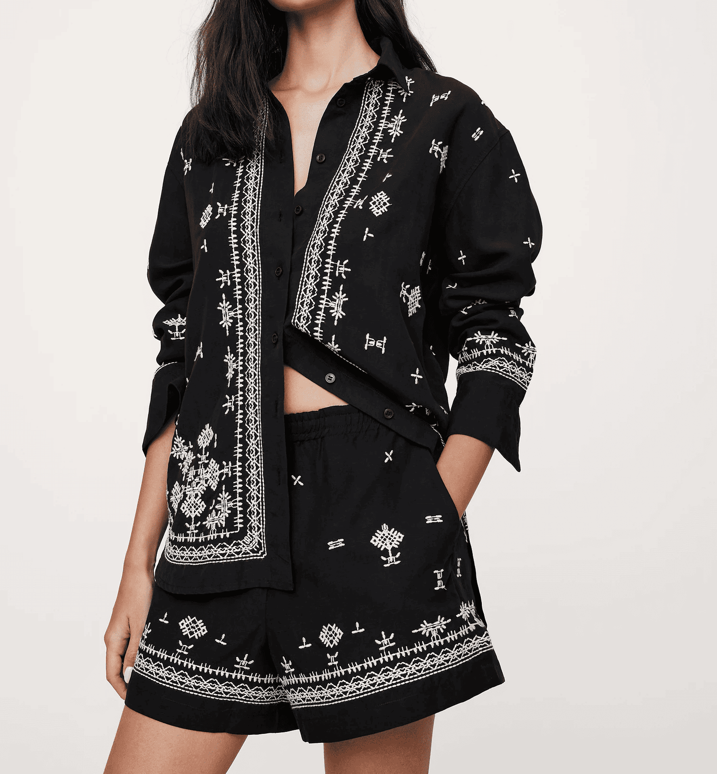 Fashion Printed Shorts Set