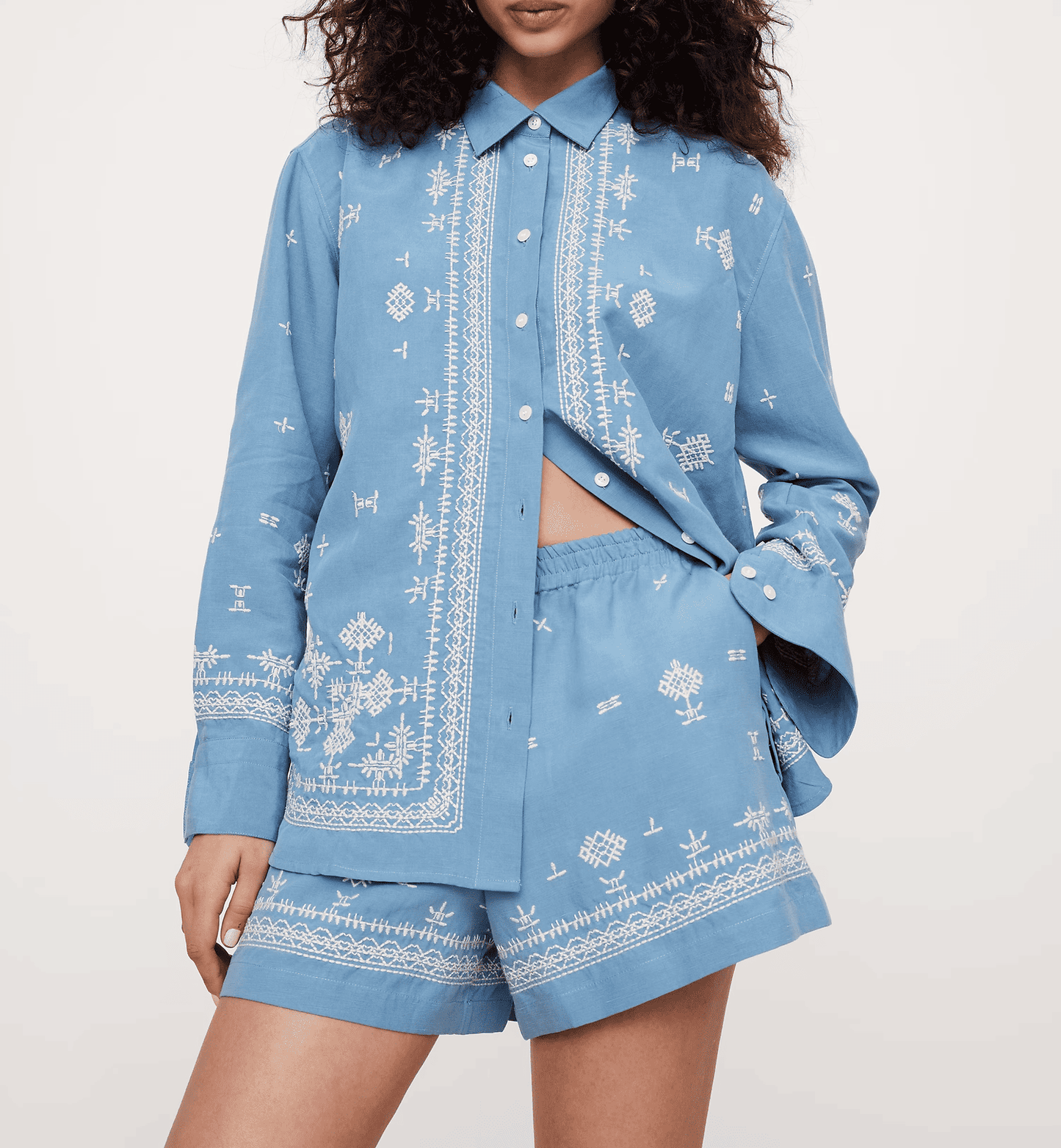 Fashion Printed Shorts Set