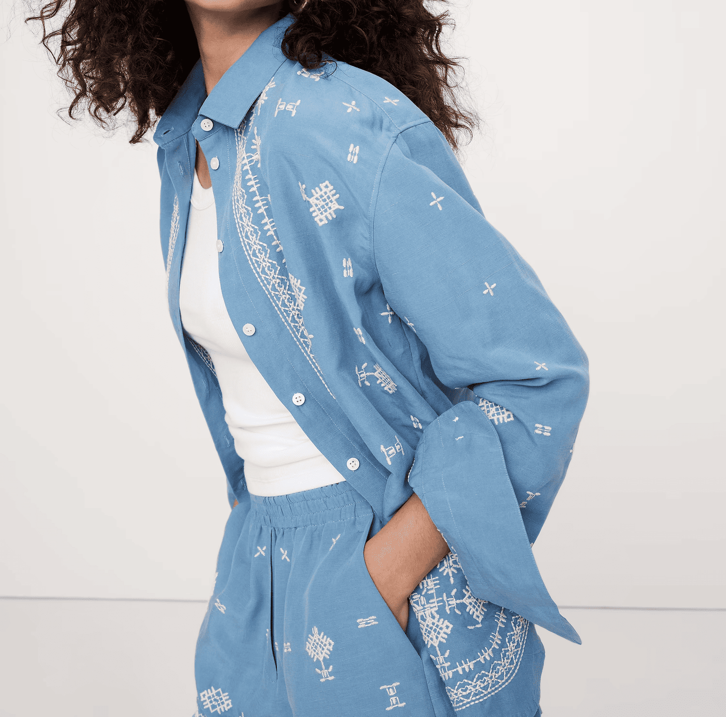 Fashion Printed Shorts Set