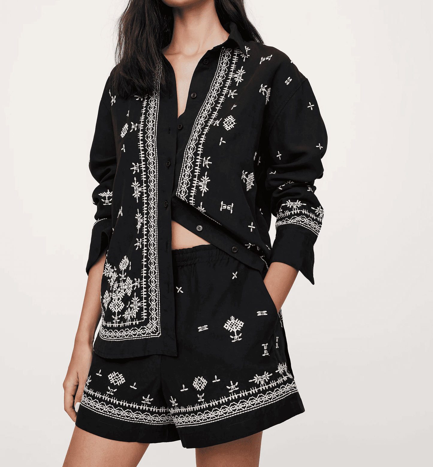 Fashion Printed Shorts Set