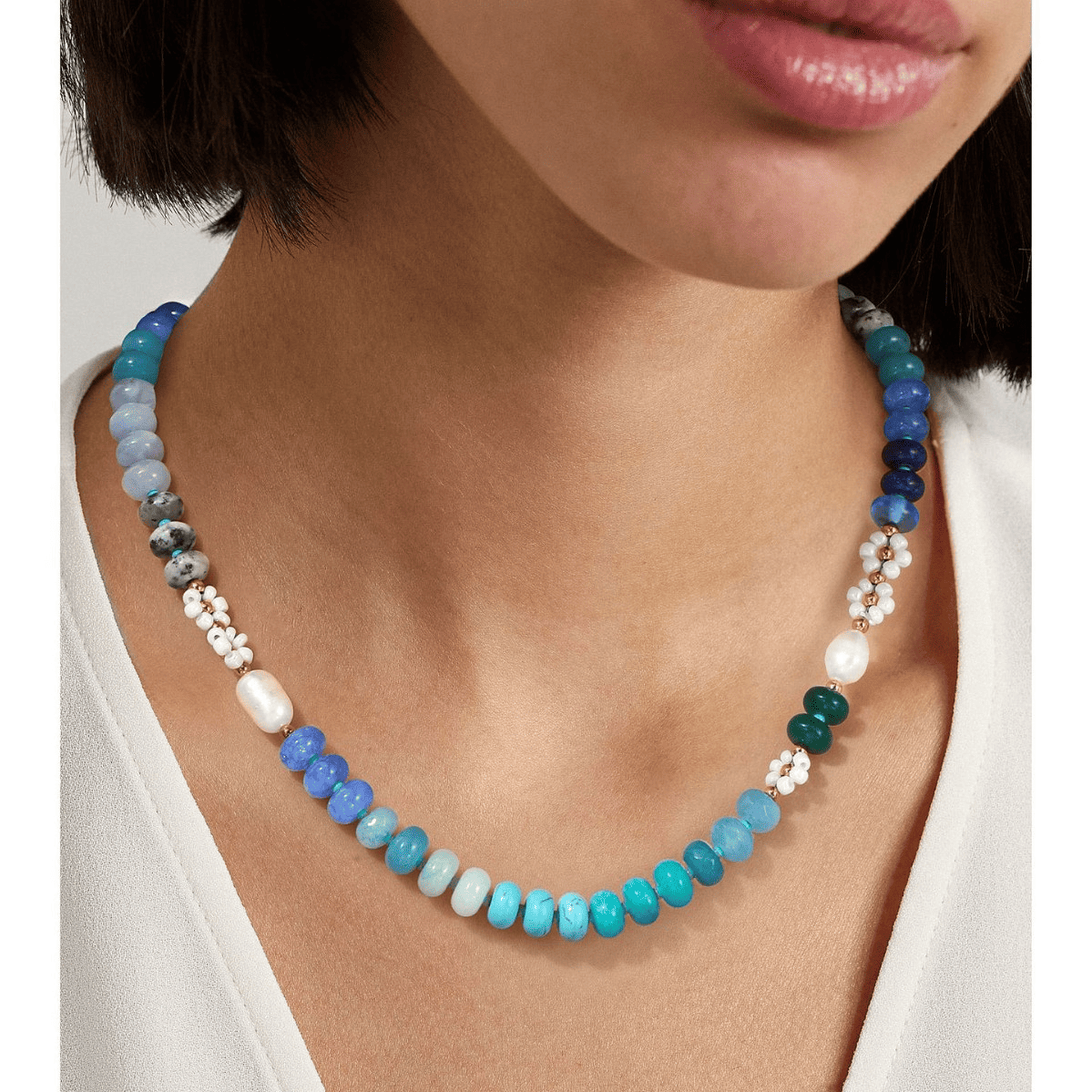 Rainbow Stone Necklace
