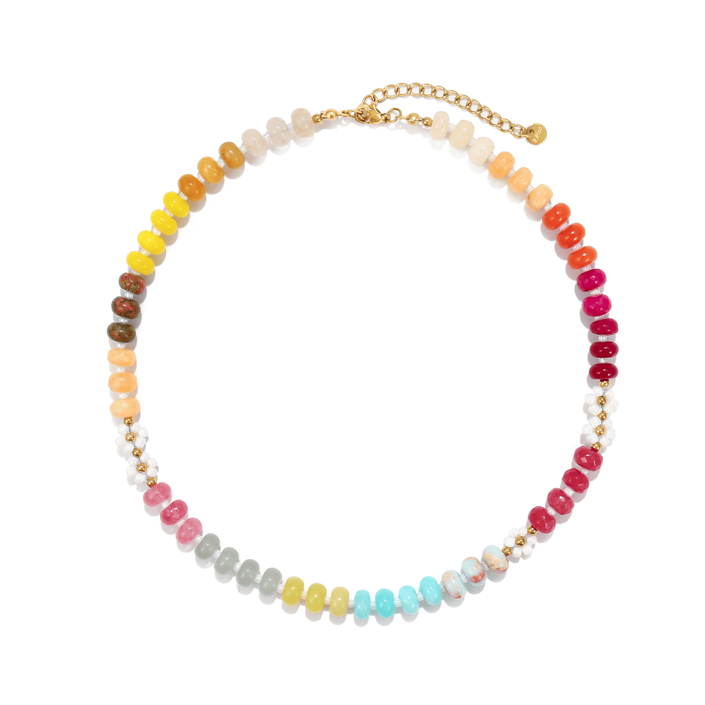 Rainbow Stone Necklace