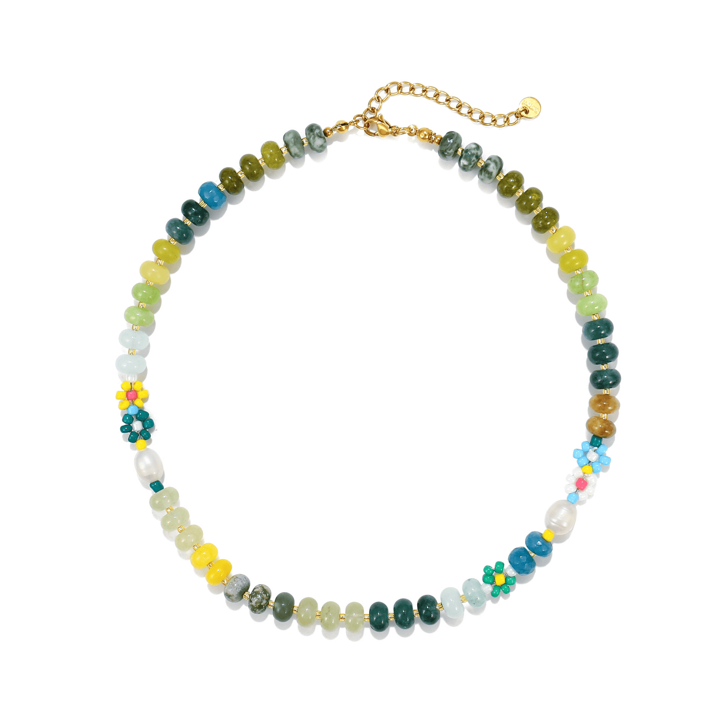 Rainbow Stone Necklace