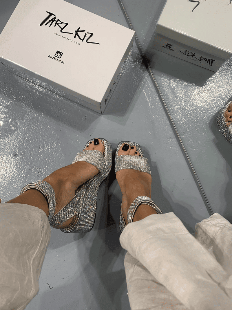 Studded Fashion Heeled Sandals