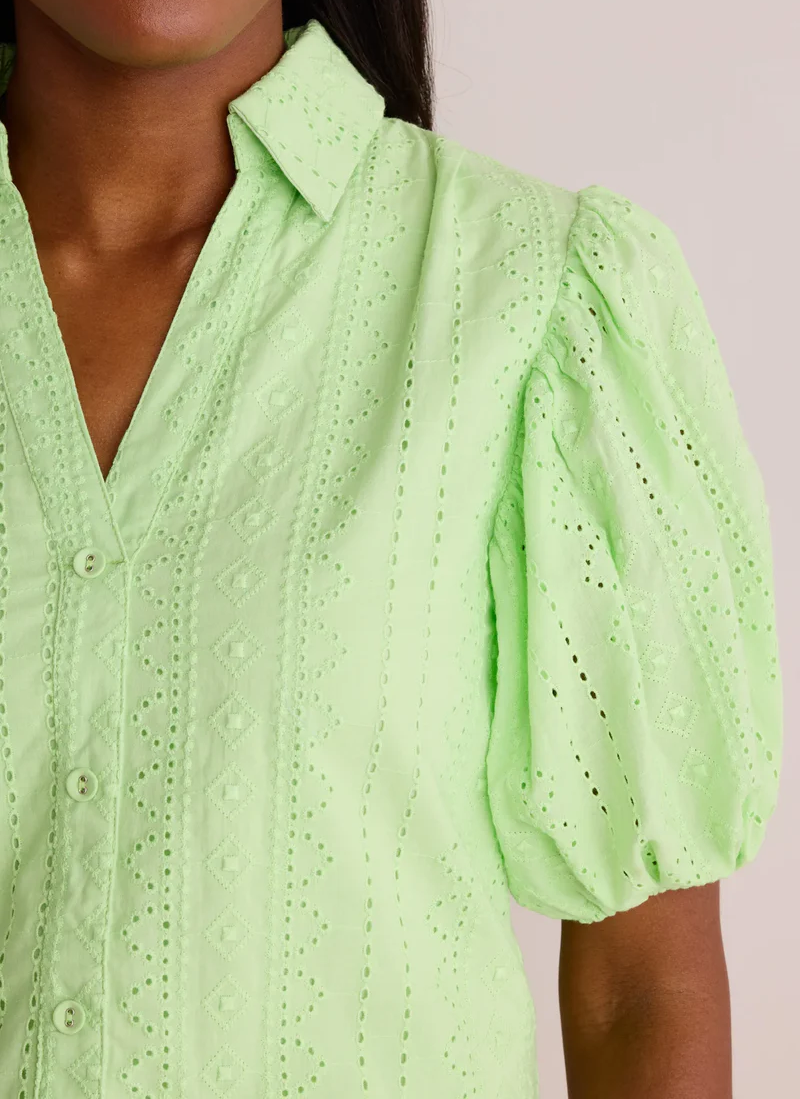 V-neck Cutout Fashion Top