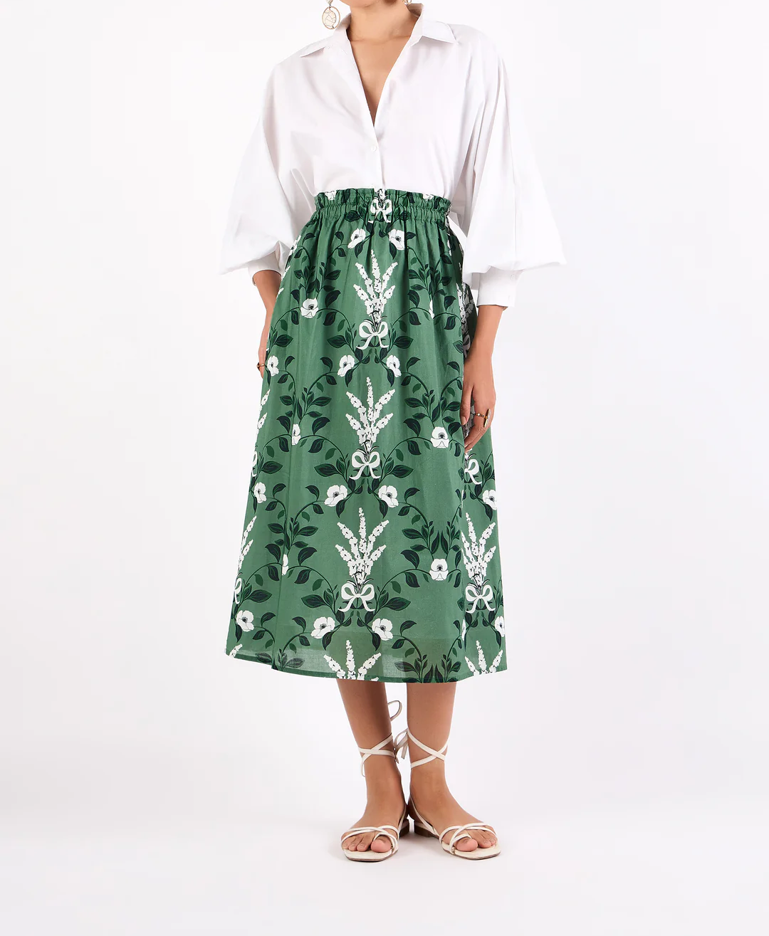 Printed Pocket Skirt