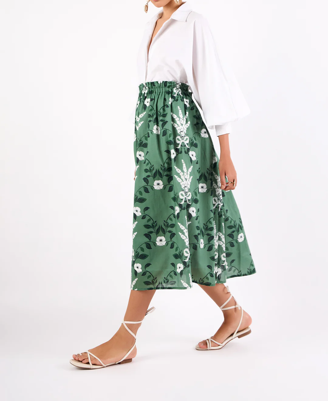 Printed Pocket Skirt