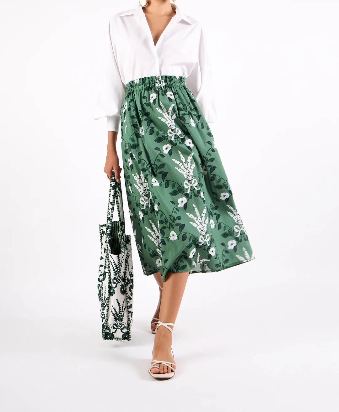 Printed Pocket Skirt