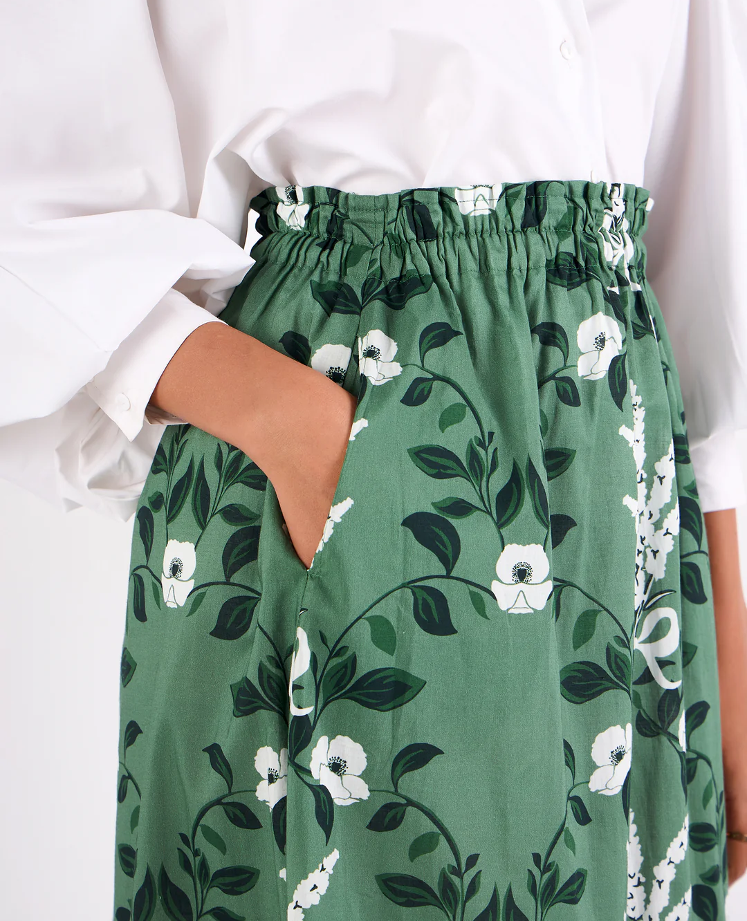 Printed Pocket Skirt
