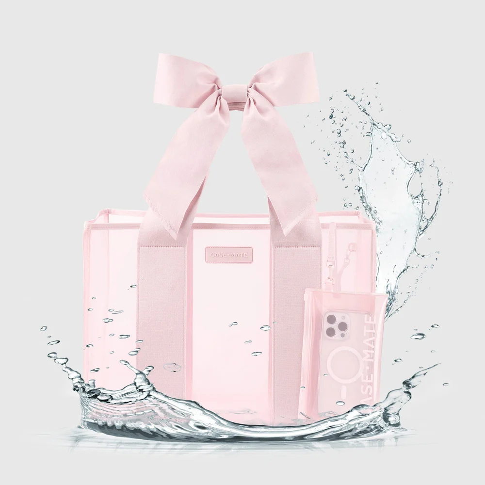 Large Capacity PVC Bow Tote Bag