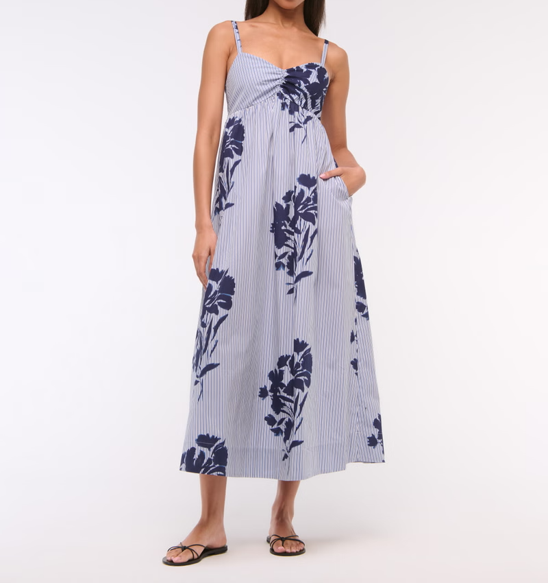 Sweetheart Babydoll Maxi Dress