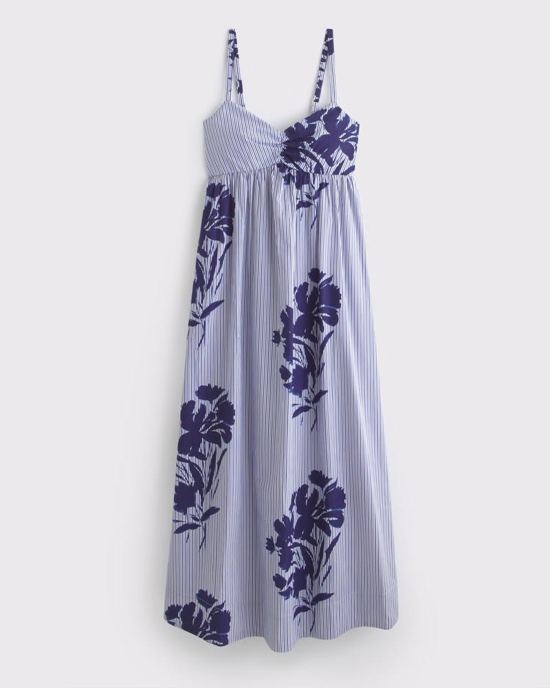 Sweetheart Babydoll Maxi Dress
