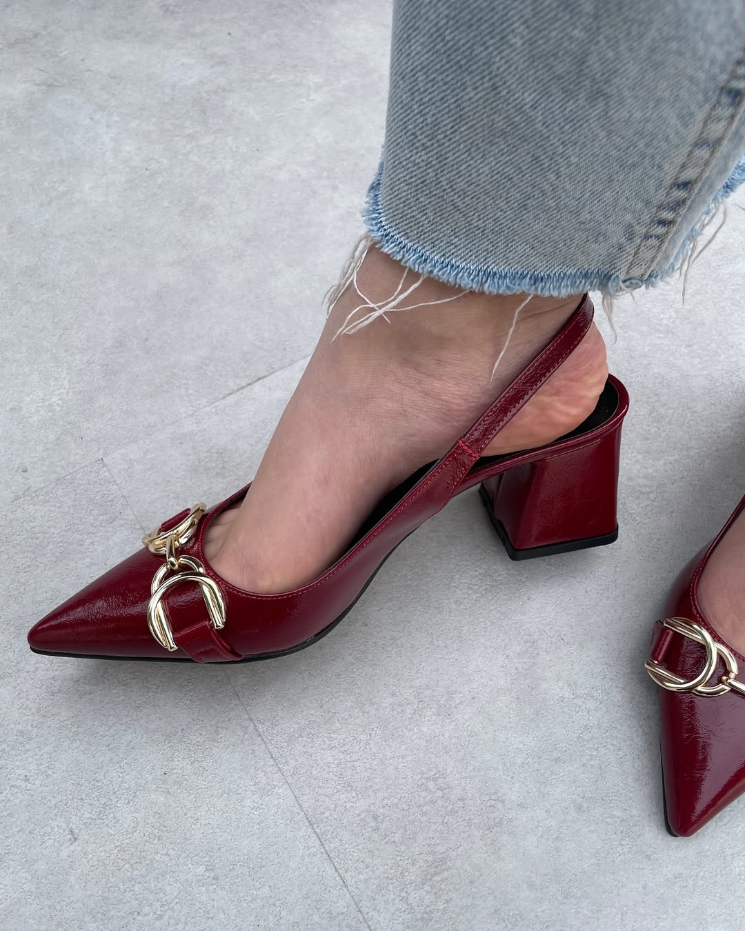 Leather heeled sandals, Gold Horsebit