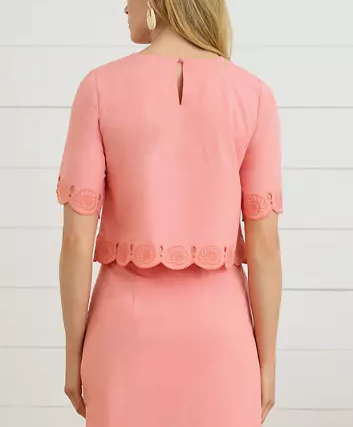 Printed Embroidery Two Piece Set