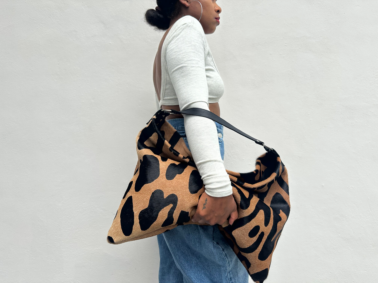 Delta Shoulder Bag - Jaguar Print