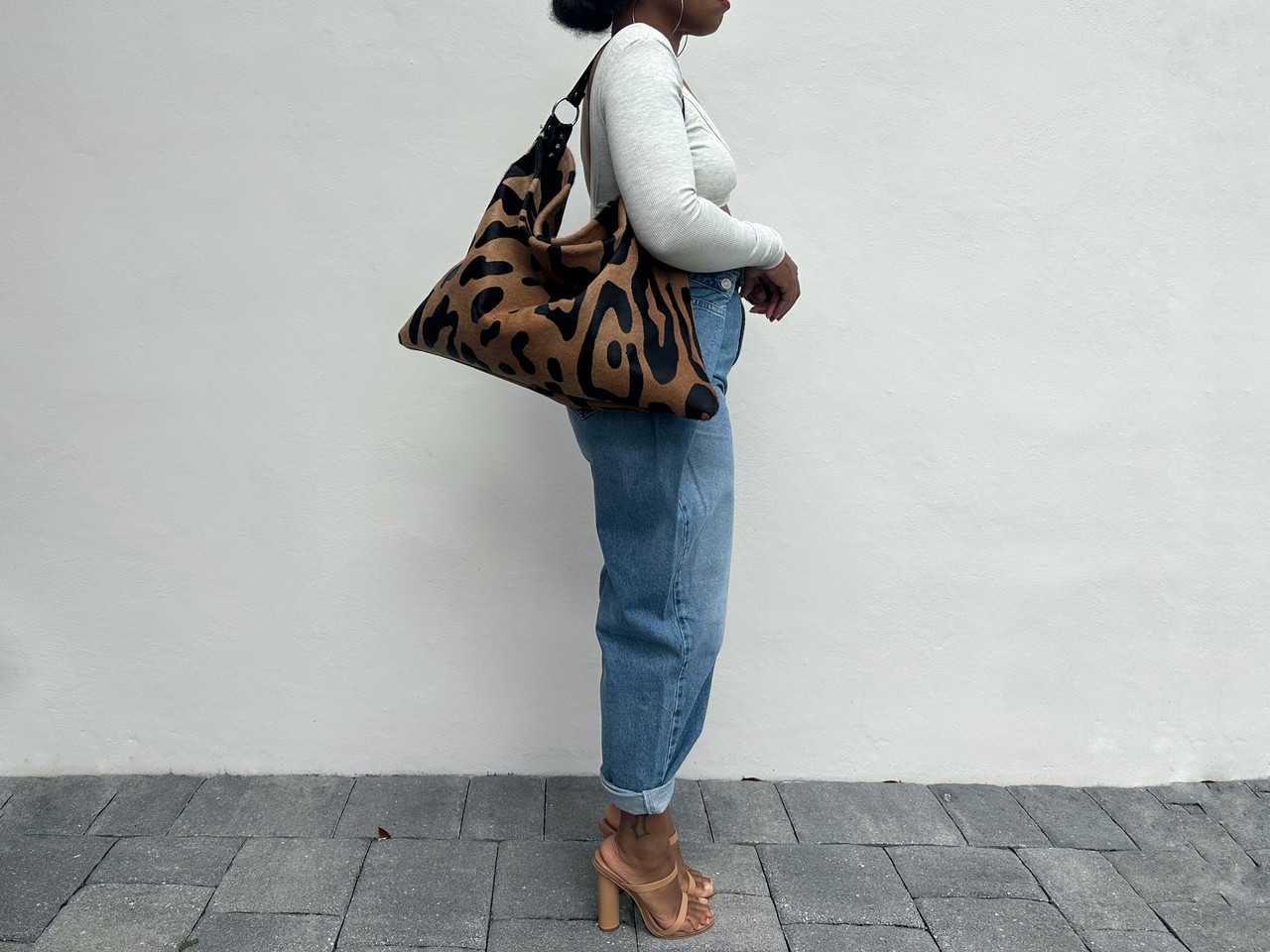 Delta Shoulder Bag - Jaguar Print