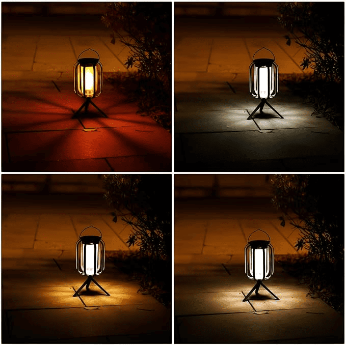 Newest Solar Lights Outdoor,with  4 Lighting Ambiance