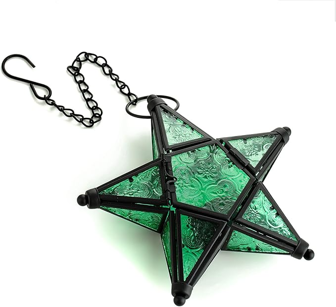 Star Hanging Decor Decorative Lantern Candle