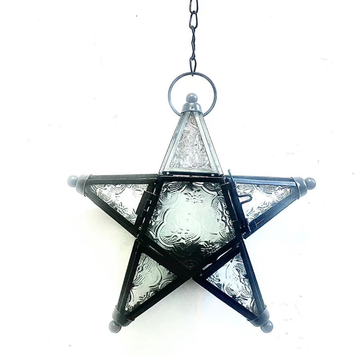 Star Hanging Decor Decorative Lantern Candle