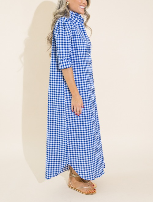 Classic Gingham Collared Dress