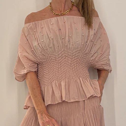 Elegant Pearl Top