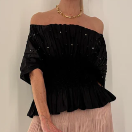 Elegant Pearl Top