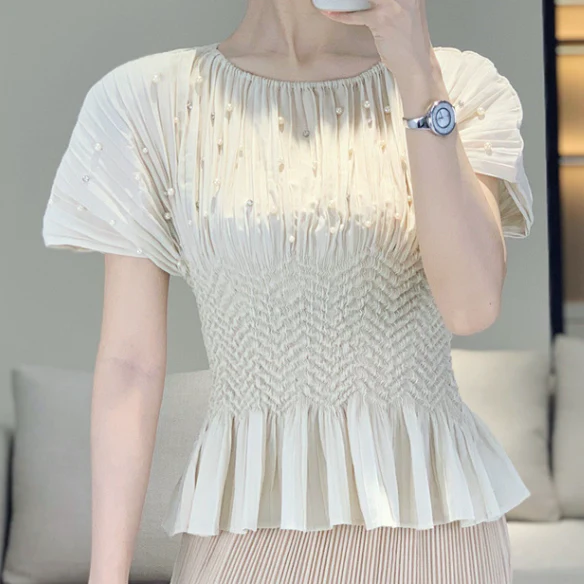 Elegant Pearl Top