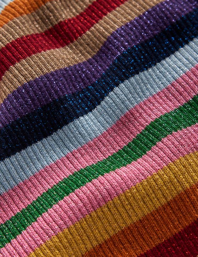 Colorful Crew Neck Sweater