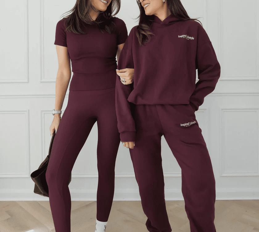 Padded Hoodie Sweat Suit