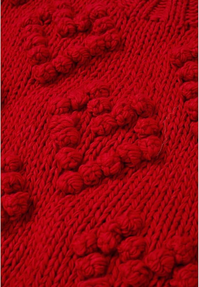 Women's Heart High Neck Knit Sweater