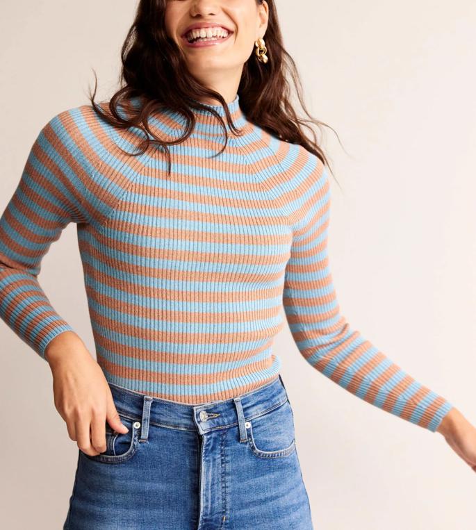 Colorful Crew Neck Sweater