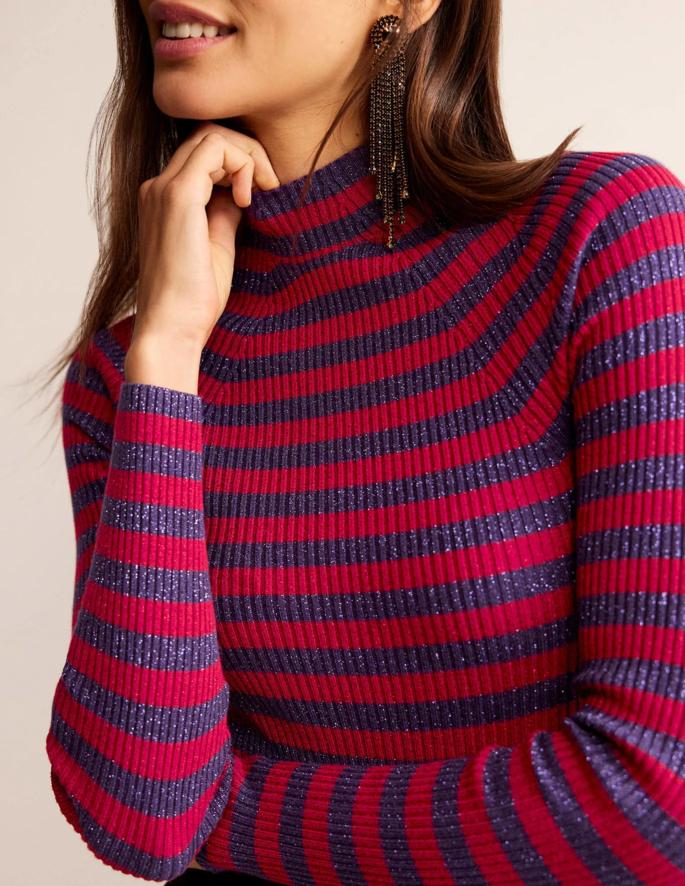 Colorful Crew Neck Sweater