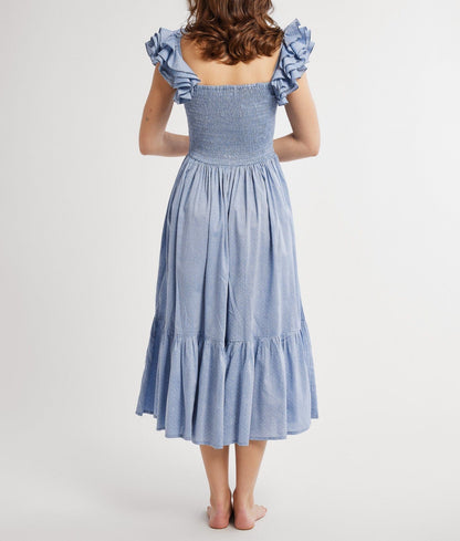 Floral Lace Sleeve Dress