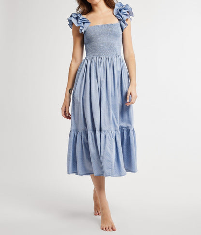 Floral Lace Sleeve Dress