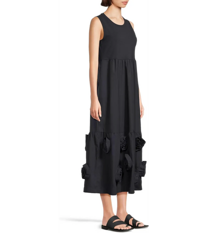 Roses  Sleeveless Dress - 2 Colors