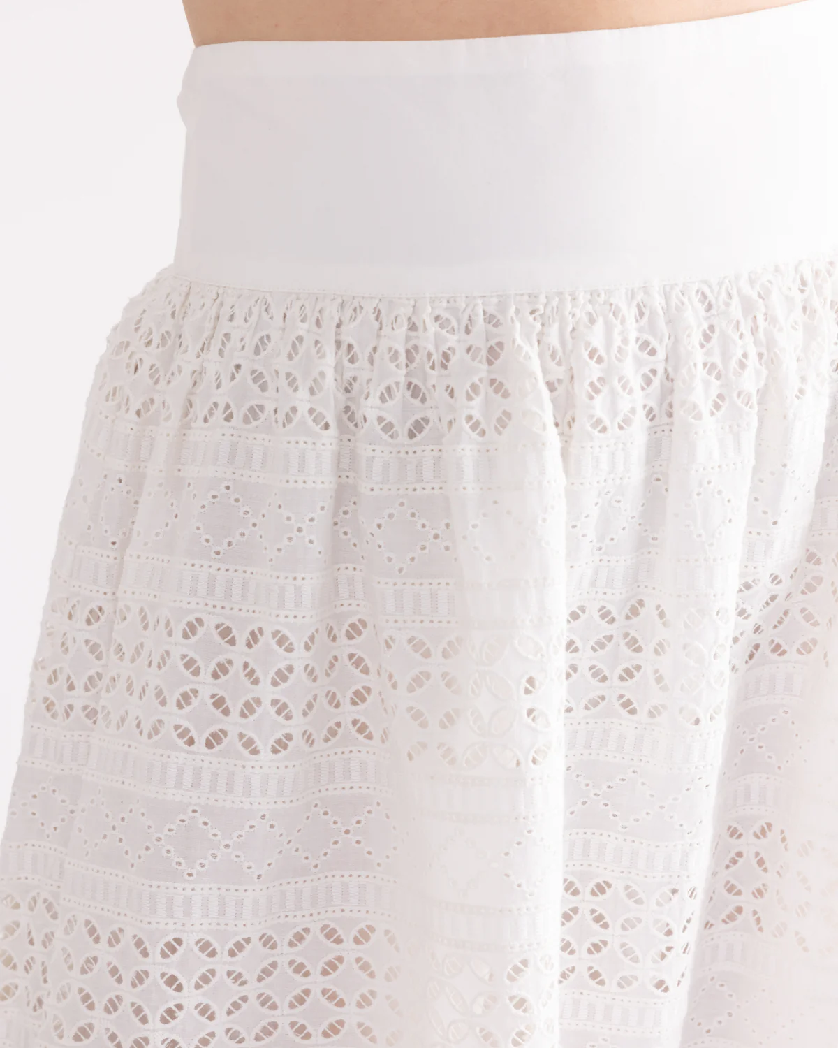 Elegant Cutout Top Skirt Two Piece Set