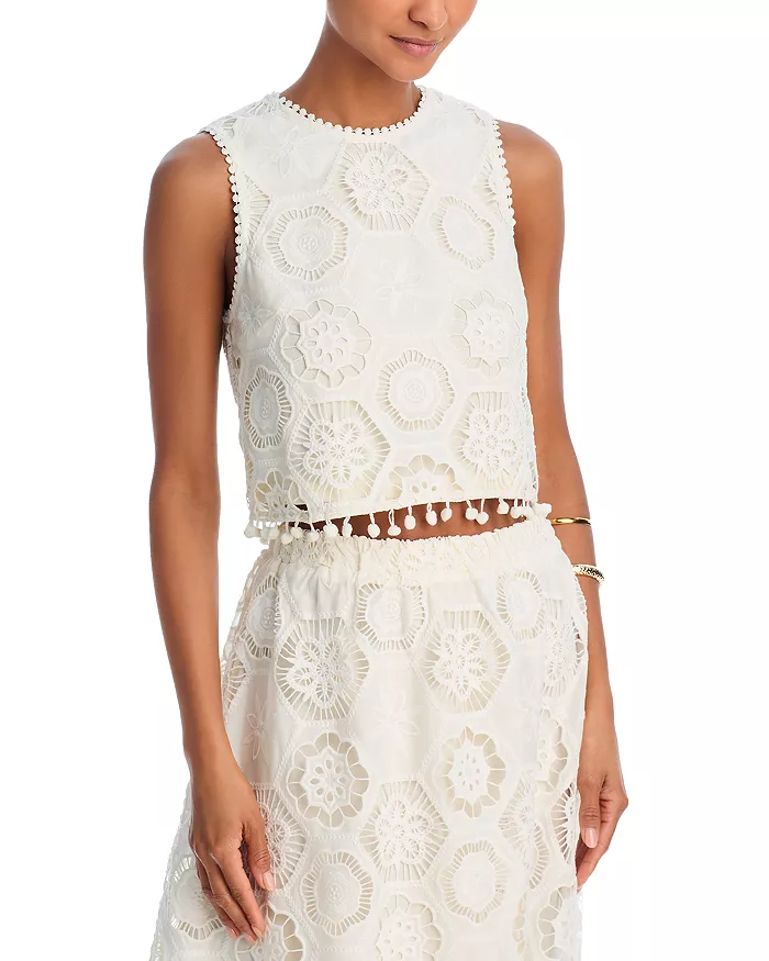 Square Crochet Two Piece Set
