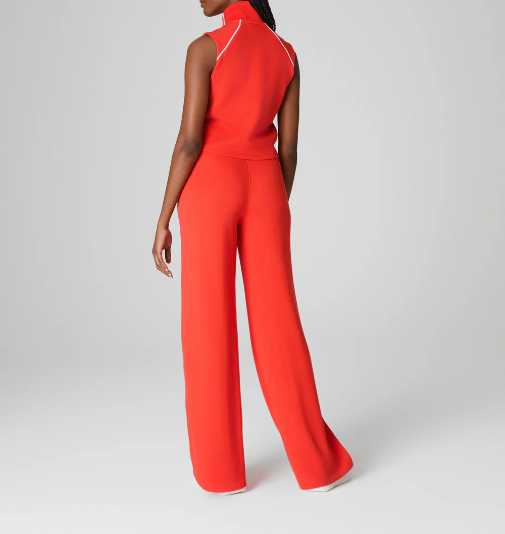 Sleeveless Mockneck Jumpsuit