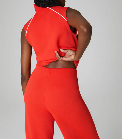 Sleeveless Mockneck Jumpsuit