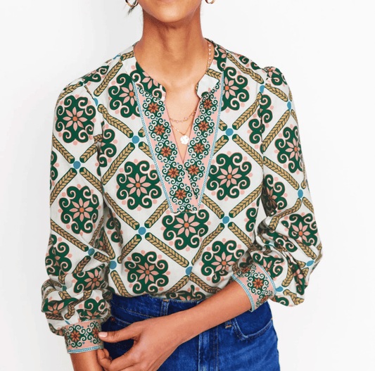 Cotton Notch Neck Top