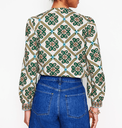 Cotton Notch Neck Top