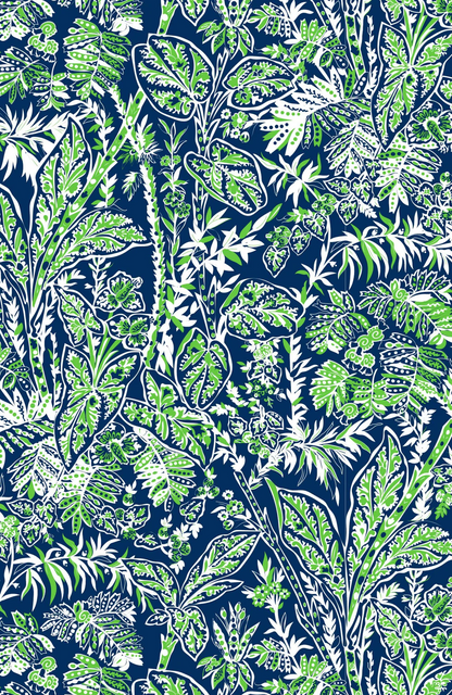 Green Printed Sweet Dress