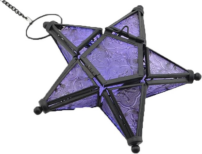 Star Hanging Decor Decorative Lantern Candle