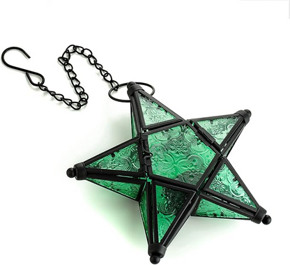 Star Hanging Decor Decorative Lantern Candle