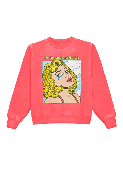 Suing For Emotional Damage Crewneck