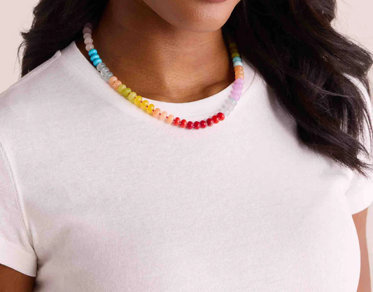 Rainbow Stone Necklace