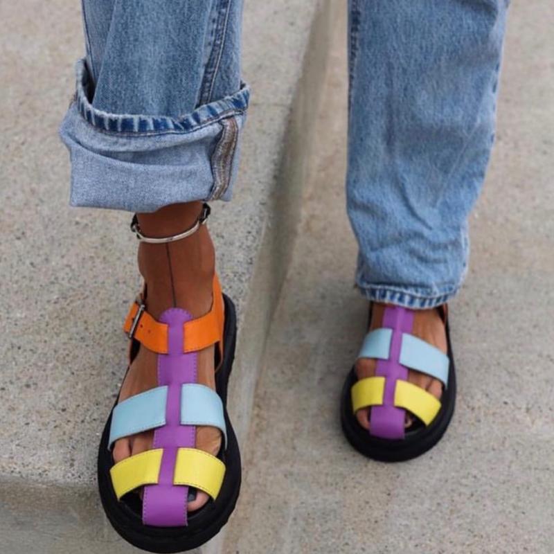 Colorful Women Casual Hollow Shoes